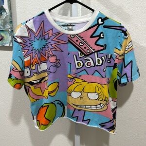 Nickelodeon Rugrats Oversized Crop Top